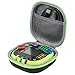 co2CREA Hard Travel Case Replacement for Leapfrog Rockit Twist Handheld Learning Game (Black Case + Green Zipper)