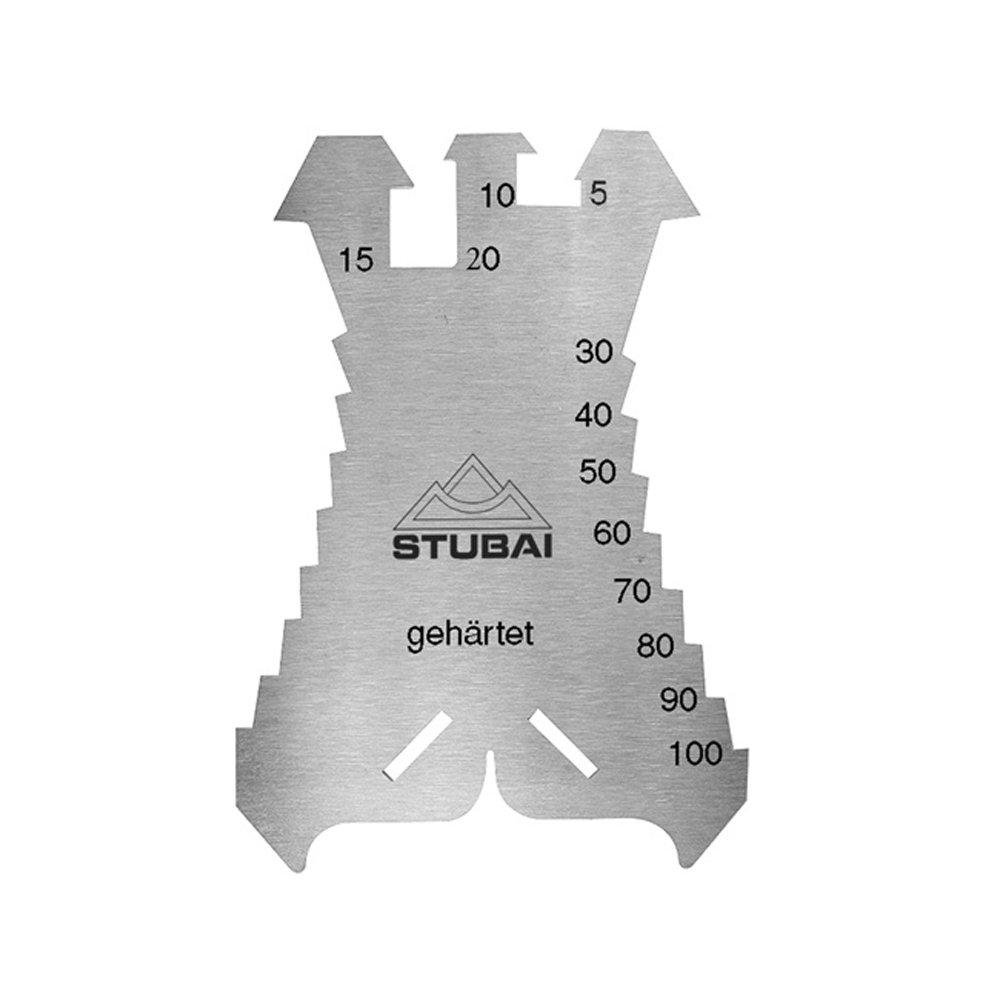 Stubai 278601 Marking Template, Silver, 140 x 100 mm