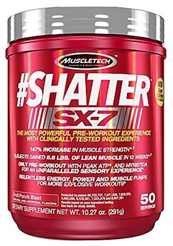 MuscleTech #Shatter Sx-7, Fruit Punch Blast, 291 g by MuscleTech