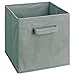 ClosetMaid 18657 Cubeicals Fabric Drawer, Gray, 2-Pack