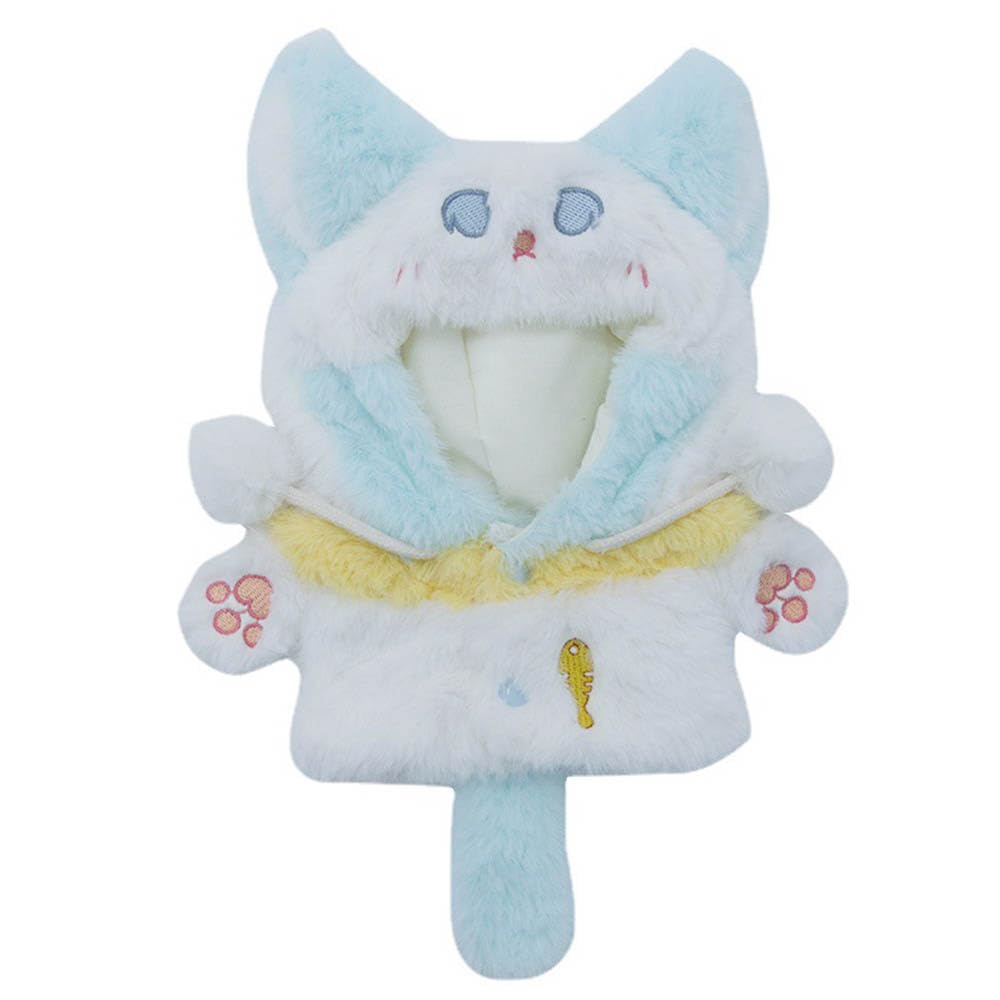 niannyyhouse 10cm 20cm Plush Doll Clothes Bear Pig Cat Hoodie Jumpsuit Jacket Soft Stuffed Plush Accessories (a4, 20cm)