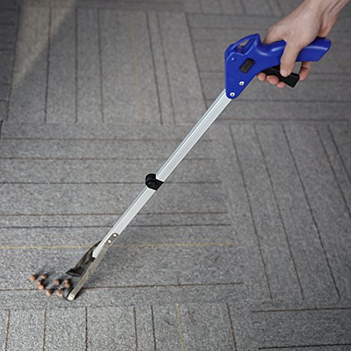 Fashionclubs Aluminum Foldable Trash Pick Up Long Arm Reacher Grabber Gripper Tools 83cm