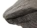 Biddy Murphy Men’s Linen Flat Irish Hat Lightweight Charcoal Made in Ireland Medium