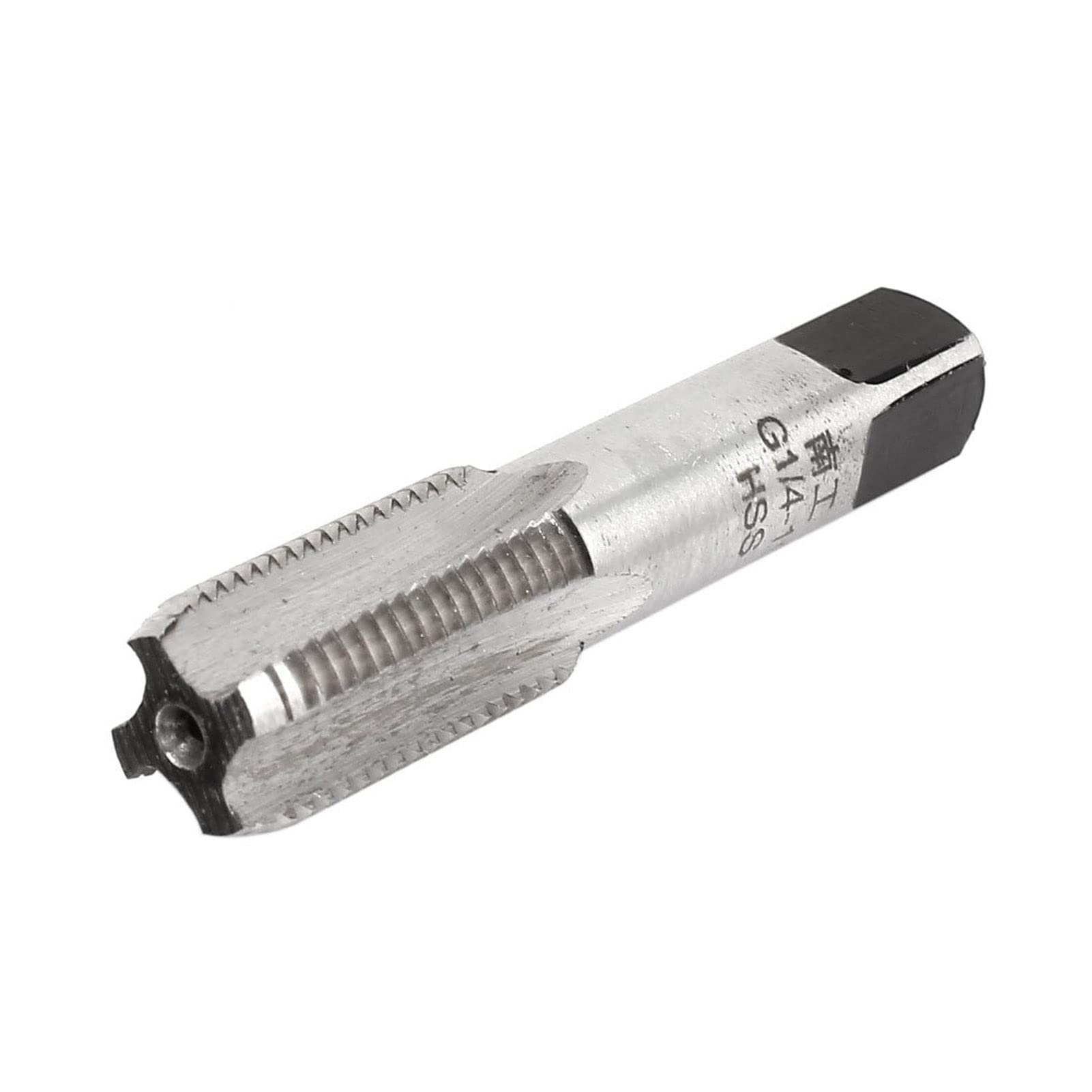 TA-VIGOR Straight Flute Screw Thread Tap, G1/4-19 Tolerance BSP 55 Degree 4 Straight Flutes Metric Machine Tap HSS Thread Milling Tap — image 1