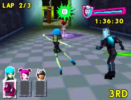 monster high roller skate game
