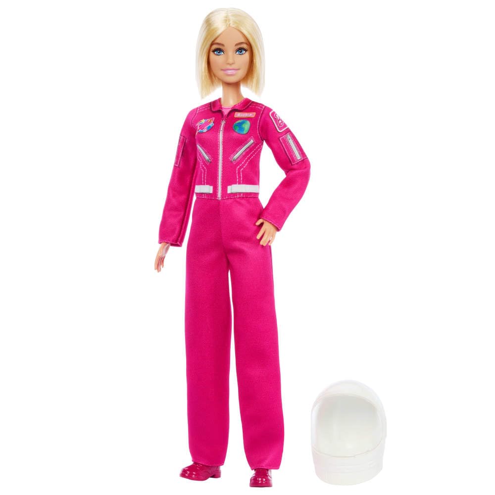 Barbie Careers Astronaut Fashion Doll Wearing Removable Look with Pink Spacesuit & Shoes, Plus Helmet Accessory, 2026 Career of the Year