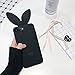 VERYLULU Lover Couple Case Set of 2PCS 3D Cute Cartoon Bunny Pink Rabbit Ears Tail Back Girls Lover Soft Silicone Phone Coque Cover Case For Apple iPhone 7 and for iPhone 8 (4.7