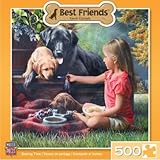 MasterPieces Best Friends Sharing Time Jigsaw Puzzle, 500-Piece