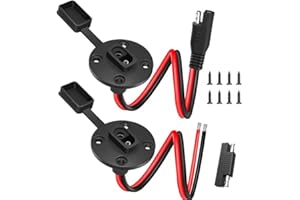 Thuchopy 2PS SAE Connector, 10 AWG SAE Battery Connector for Solar Generator Battery Charger