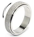 AmorArtSky Spinner Ring for Anxiety Relief