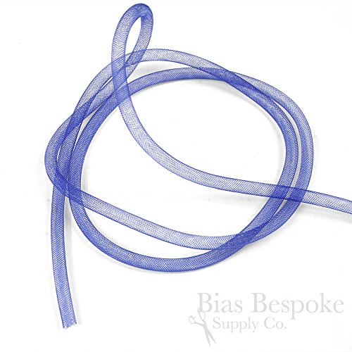 25 Yards of 8mm Tubular Horsehair Trim, Dark Blue