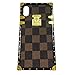 jiehao iPhone 7 Plus/iPhone 8 Plus Case, Vintage Elegant Luxury Designer Lattice PU Leather Back with Lanyard Soft Bumper Shock Absorption Trunk Case for Apple iPhone 7 Plus/iPhone 8 Plus, Brown