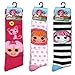 Lalaloopsy Size 6-8 Knee High Socks X 3 pack
