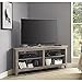 New 58 Inch Wide Driftwood Finish Corner Television Stand