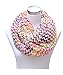 Lucky Leaf Lightweight Silky Cozy Fashion Gauze Loop Infinity Scarf for Women