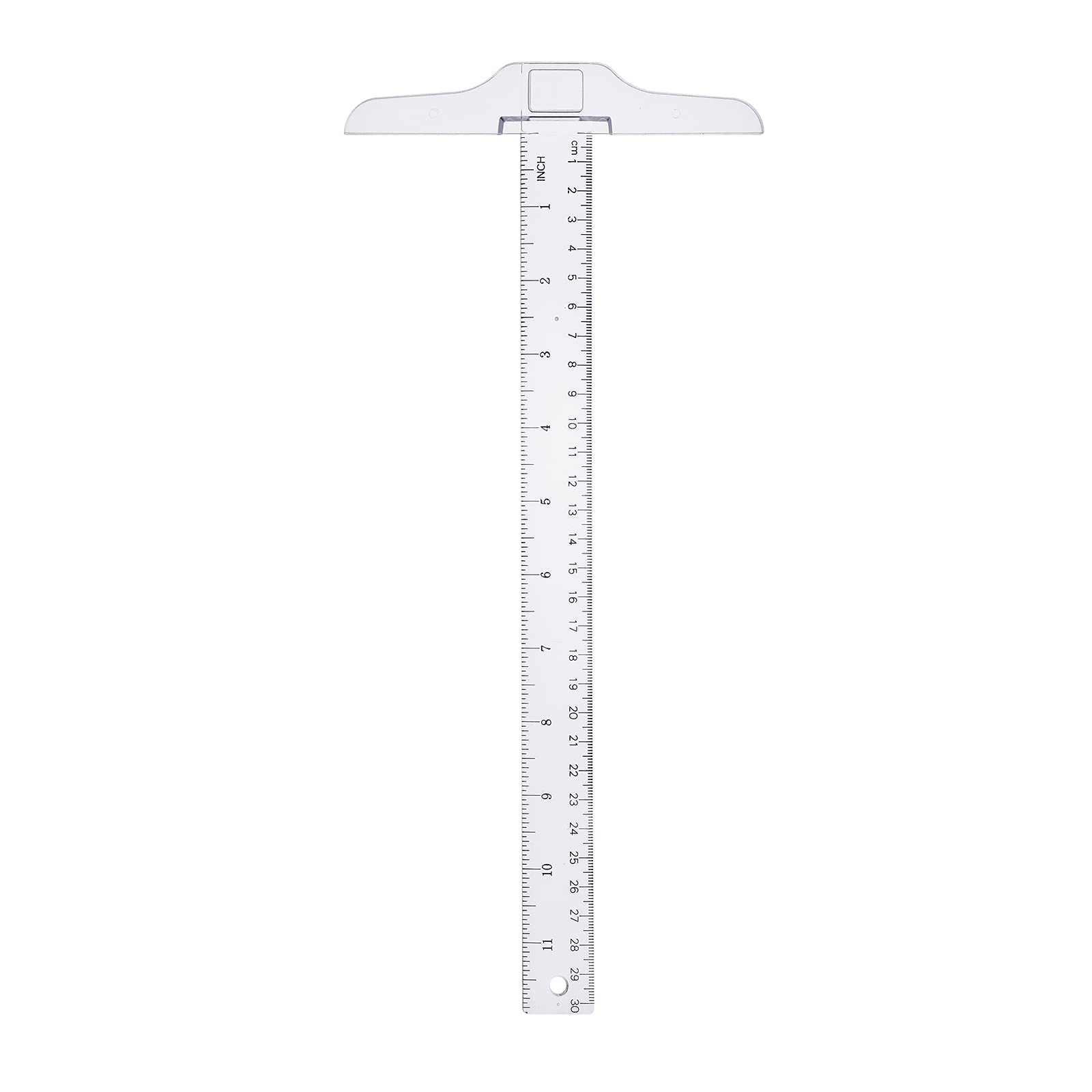 Photo 1 of ******MINOR DAMAGE******
Kyuionty Junior T-Square Plastic Transparent T-Ruler 30cm/ 12 Inch for Drafting & Art Framing 1pc