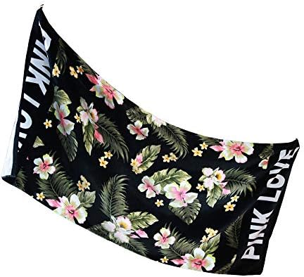 Prula Floral Cotton Beach Bath Towel-Best for Outdoor & Leisure, Slip-Resistant, Lightweight, Quick Drying & Super Absorbent 28x58 inch