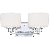 Nuvo Lighting 60/4582 Transitional Two Light Vanity from Soho Collection in Chrome Finish