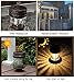 Hanging Solar Lights 2 Pack Solar Led Lantern Lights Garden Outdoor Pathway Stake Lights Vintage Beach Pavilion Lanterns(Hanging Design, 2 Warm Light)