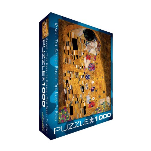 Gustav Klimt The Kiss 1000 Piece Jigsaw Puzzle by Eurographics