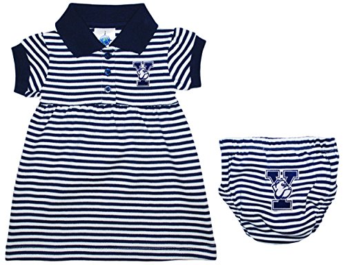Yale University Bulldogs Striped Game Day Dress with Bloomer
