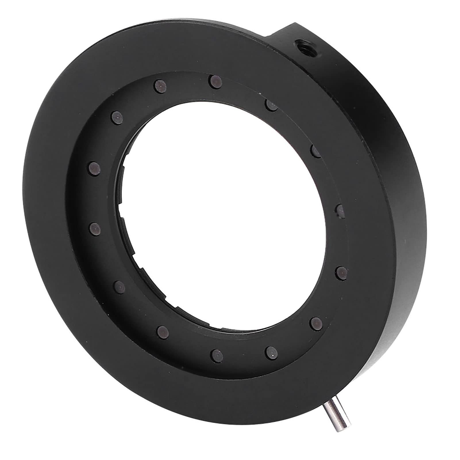 Hilitand Microscope Iris Adapter Optical Membrane for Microscope (SK25 with Base), Black Metal Aperture Adapter