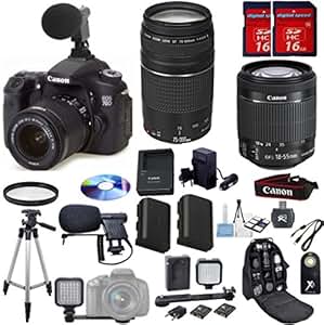 Amazon.com : Canon EOS 70D DSLR Camera Digideals Video