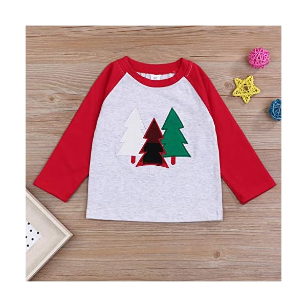 Sibling Shirts for Toddler Kids Boys Girls Christmas Outfit Christmas Tree and Truck Matching Clothes - Image 4