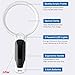 The Magnifying Glass with Light 16X+5X Lens by ProMagnifier (Bonus Cleaning Cloth + 3AAA Batteries R03 + 2 eBooks) Best Magnifying Glass for Reading, Senior, Adults & Kids