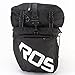ROSWHEEL 3 in 1 Multifunction Bike Bag Bicycle Pannier Rear Seat Bag/Large Seat Bicycle Carrier Bag (Black)