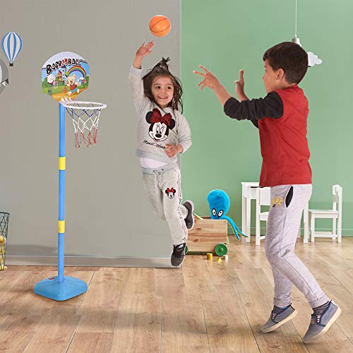BRITENWAY Kids Basketball Hoop Play Set – Adjustable Height 25-52 Inches – Ideal for Toddlers Kids & Adults, Ages 3 Years and Up –Indoor - Outdoor Play, Sturdy Durable & Safe