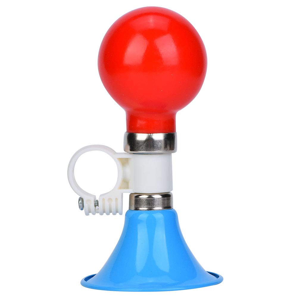 Bike Bell, Metal Rubber Loud Children Bicycle Horn Warning Alarm Horn Bicycle Bell Horn Bell Ball Trumpet Alarm for Boys Girls Accessory(Blue) Kids Outdoor Bike