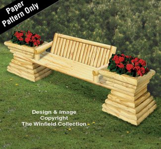 Landscape Timber Planter Bench Plan