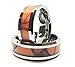 Orange Camouflage Band Ring By Southern Designs - 1 Year Warranty - Blaze Camo -From USA