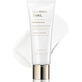 MISSHA Cell Renew Snail Sleeping Mask, 3.71 Fl oz I Korean Overnight Face Mask with Snail Slime Extract for Acne Scars, Wrinkles, Redness & Dull Skin valentines day gifts for her
