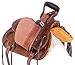 Acerugs Ranch Work Heavy Duty Roping Horse Saddle Wide Pie Horn Wade Tree Western TACK (Chestnut, 17″)thumb 3