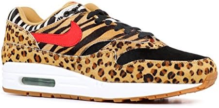 Nike Men's Air Max 1 DLX Atmos Animal Pack 2.0", Wheat/Sport Red/Bison/Classic, 13