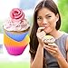 safegadgets Silicone Cupcake Liners. Non – stick Muffin Baking Cups, Bakeware Sets. By safegadgets