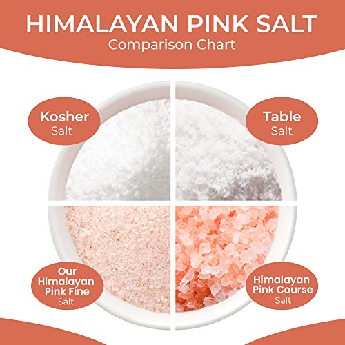 Earth Circle Organics Premium Himalayan Pink Fine Grain Salt, No Anti