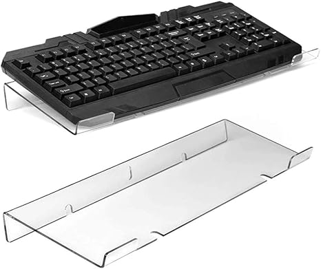Amazon Co Jp コンピューターキーボードスタンドノートパソコンスタンド キーボードトレイホルダ 人間工学に基づいた プレミアム傾斜 キーボードスタンド 軽量 薄型 透明アクリル ほとんどのキーボードに対応 簡単人間工 ホーム キッチン