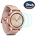 Compatible with Samsung Galaxy Watch 42mm Screen Protector [2 Pack],YiJYi Full-Coverage Tempered Glass Screen Protector [9H Hardness] [Crystal Clear] [Bubble Free Installation]