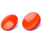 VKO Orange Metal Soft Shutter Release Button | Delicate Camera Shutter Button 11mm Concave 10mm Convex Surface(2 Pack)