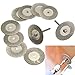 Diamond Cutting Wheel Cut Off Discs Coated Rotary Tools W/Mandrel 22mm for Dremel by YEEZUGO