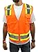 TrueCrest Surveyor Safety Vest For Construction with High Visibility Reflective Strips, 2XL