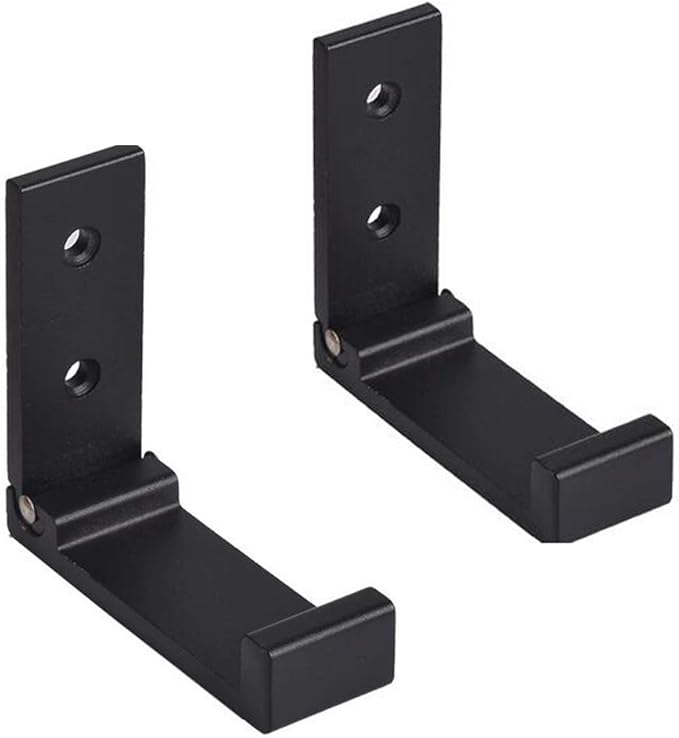 2PCS Foldable Aluminum Alloy Hooks Wall Mounted Retractable