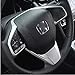 Salusy Chrome ABS Car Steering Wheel Cover Trim For Honda Civic 2016 2017 2018 2019