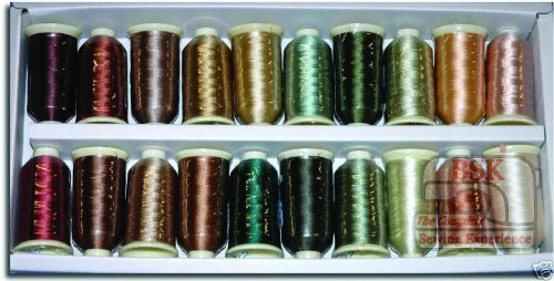Marathon Embroidery Machine Thread Rayon Boxed Set Naturals 20