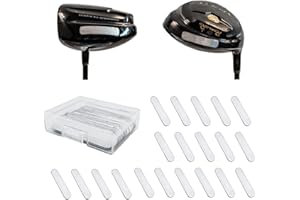 kcrygogo 20-Pack Lead Tape for Tennis Rackets/Golf Clubs/Pickleball Paddles | High-Adhesive & Flexible Strips, Low Wind Resistance for Curved Surfaces