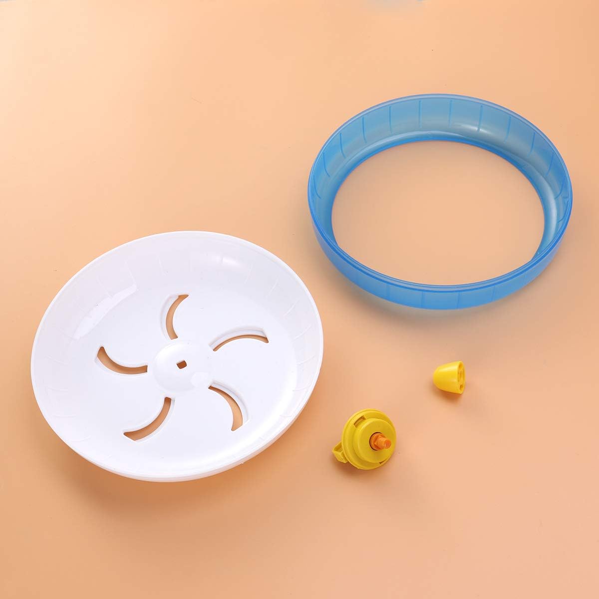 Non Slip Run Disc for Hamsters Hedgehogs Small Pets Exercise Wheel Size L (Blue) - Image 4