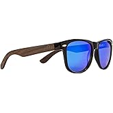FEISEDY Polarized Wood Sunglasses Women Men HD UV400 Driving Fishing Golf Sunglasses B2448